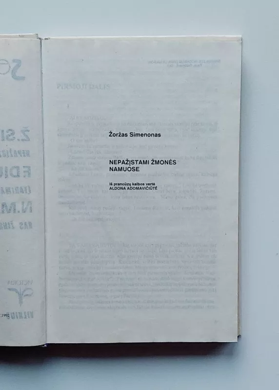 Senas geras detektyvas - Žoržas Simenonas ir kiti, knyga 6