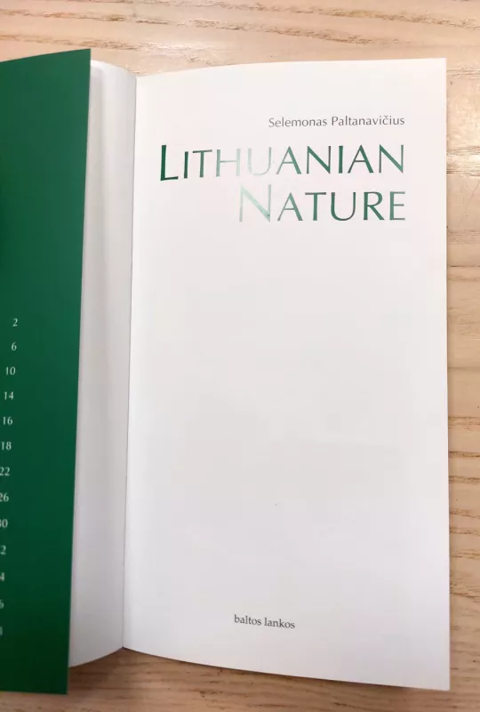 Lithuanian nature - Selemonas Paltanavičius, knyga 4