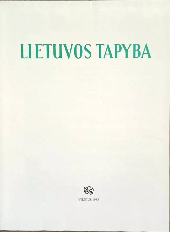 Lietuvos tapyba - sudarė Pranas Gudynas, knyga 4