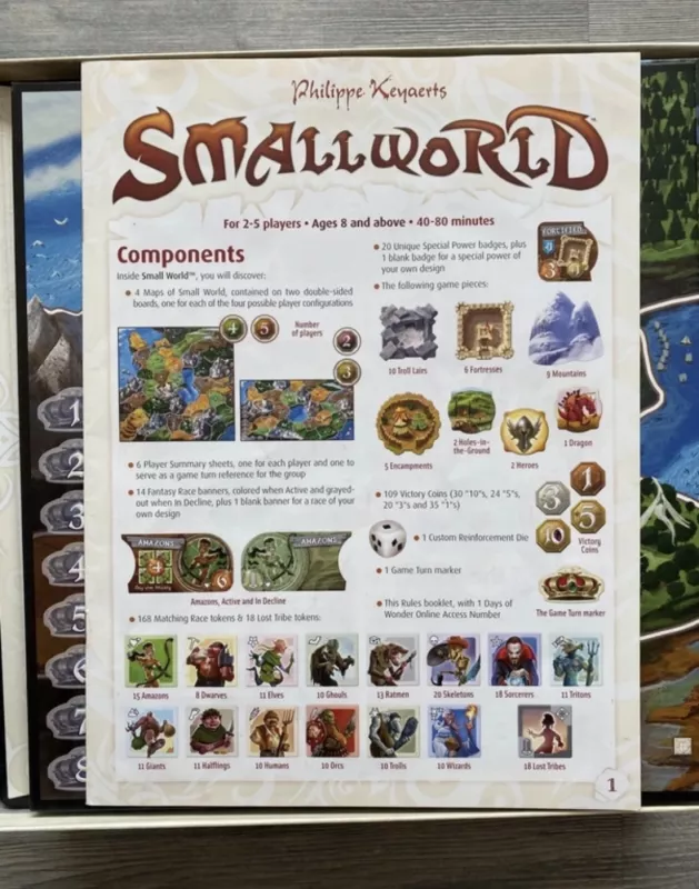 Small World Karinis Stalo Žaidimas - , stalo žaidimas 5