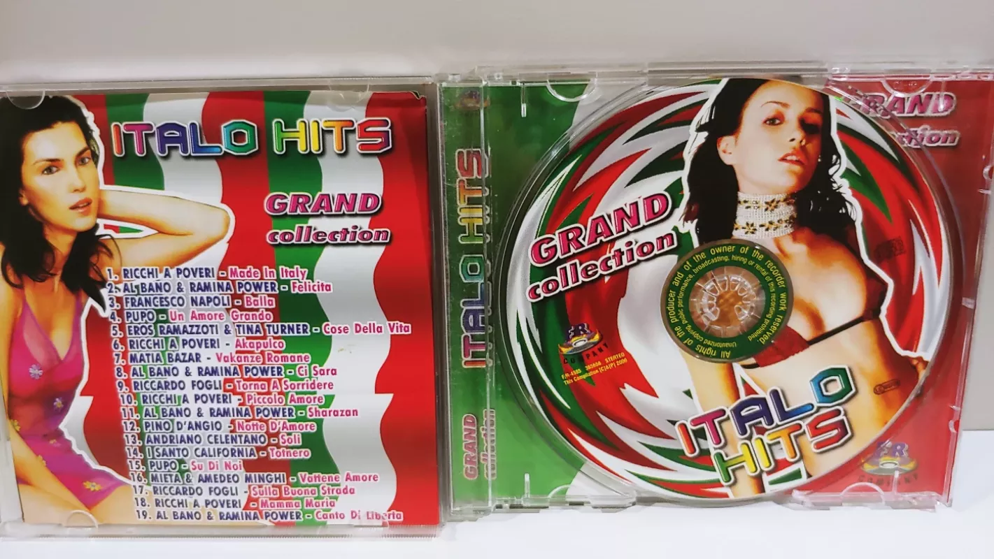 Grand Collection Italo hits - Ricchi A Poveri, Pupo, Al Bano,, plokštelė 4