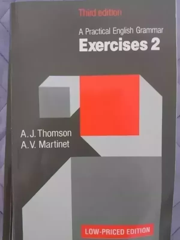 A Practical English Grammar - A. J. Thomson, knyga 2