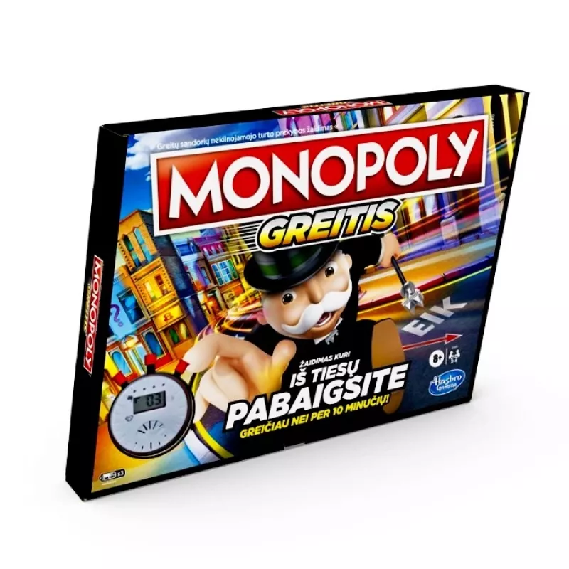 “Monopoly Greitis”, 8+ - , stalo žaidimas 3