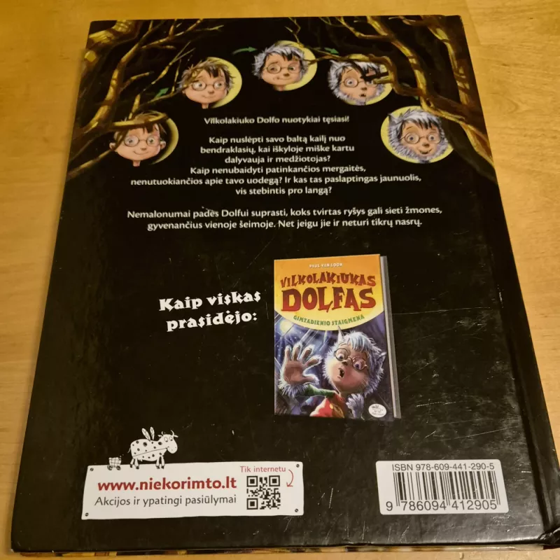 Vilkolakiukas Dolfas. Pilnatis - Paul van Loon, knyga 3