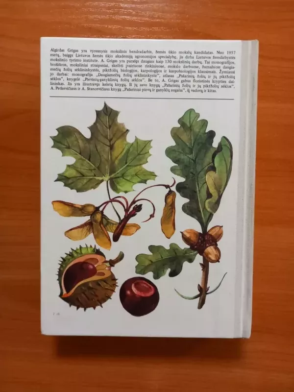 Lietuvos augalų vaisiai ir sėklos - Algirdas Grigas, knyga 3