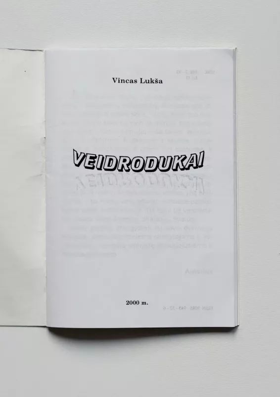 Veidrodukai - Vincas Lukša, knyga 5