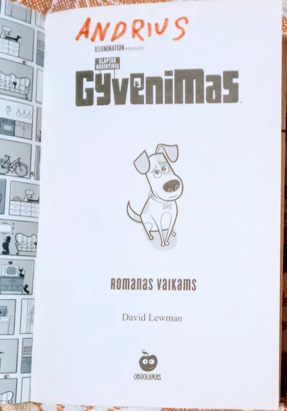 Slaptas augintinių gyvenimas: romanas vaikams - David Lewman, knyga 3