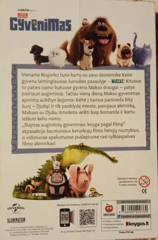 Slaptas augintinių gyvenimas: romanas vaikams - David Lewman, knyga 4