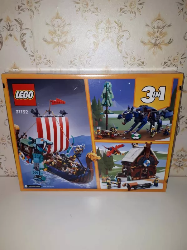 Lego 31132: Viking Ship and the Midgard Serpent - , stalo žaidimas 3