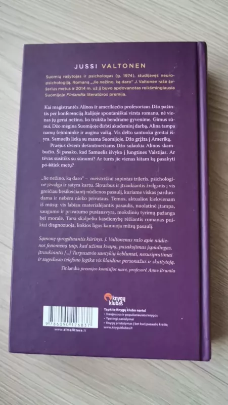 Jie nežino ką daro - Jussi Valtonen, knyga 3