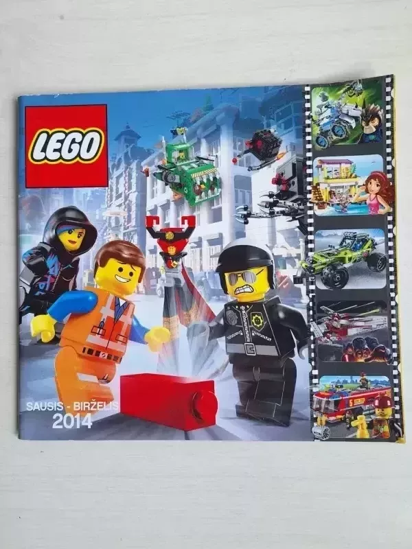 Lego katalogas 2014 m. Sausis-birželis - Lego System, knyga 2