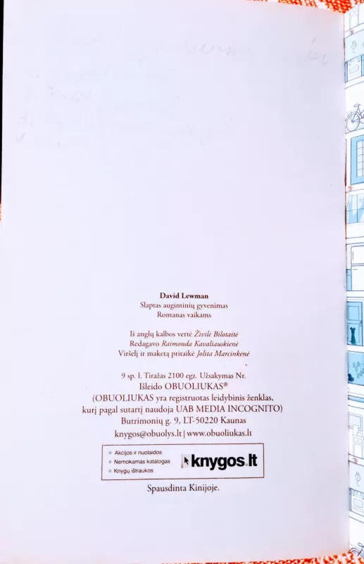 Slaptas augintinių gyvenimas: romanas vaikams - David Lewman, knyga 5