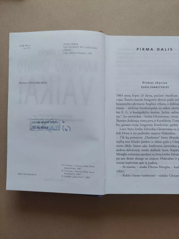 Kapitono Granto vaikai - Žiulis Vernas, knyga 4