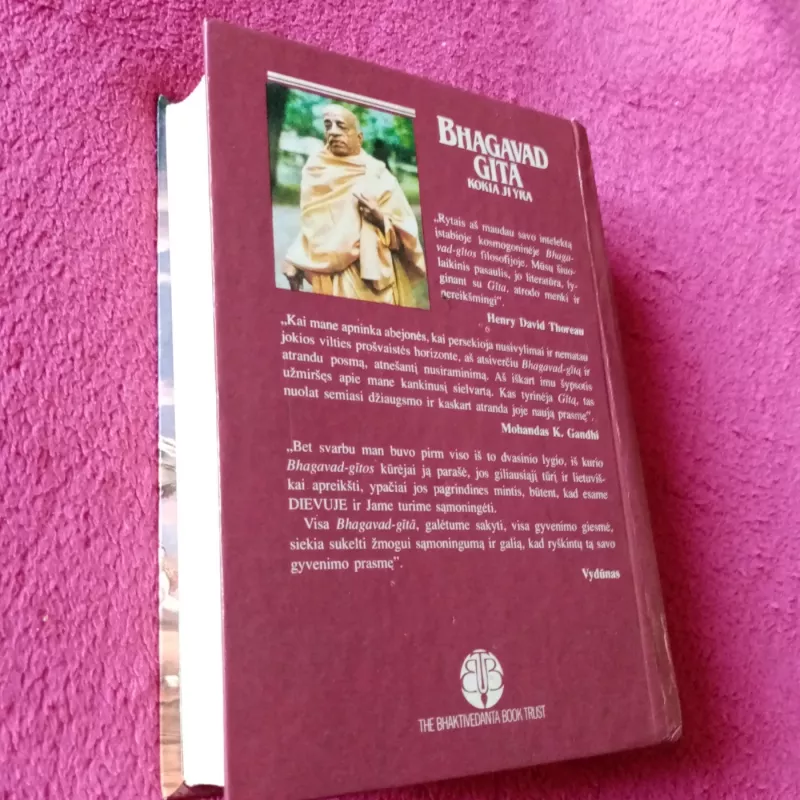 Bhagavad-Gita. Kokia ji yra - A. C. Bhaktivedanta Swami Prabhupada, knyga 4