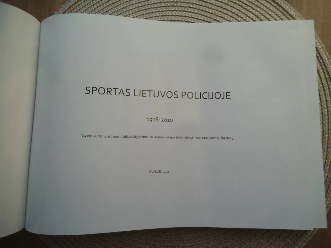 Sportas Lietuvos policijoje 1918-2010 - Autorių Kolektyvas, knyga 3