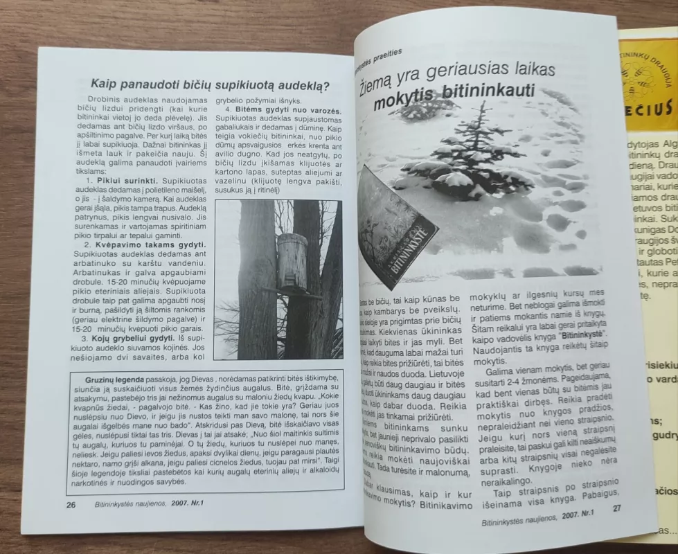 Bitininkystės naujienos 2007-1 - Vytautas Salinka, knyga 4