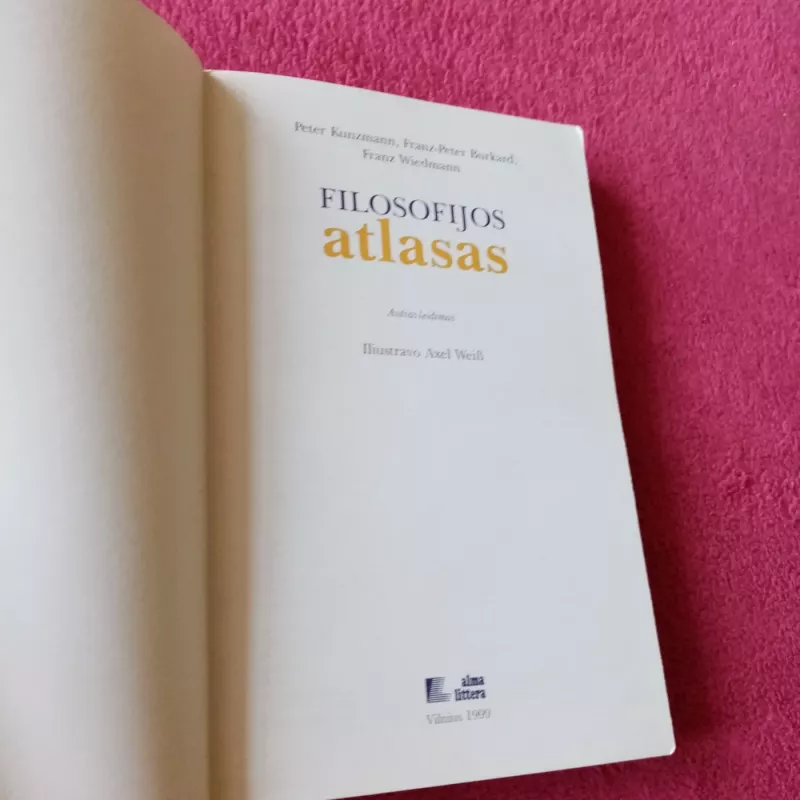 Filosofijos atlasas - Autorių Kolektyvas, knyga 3