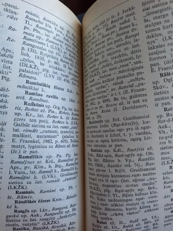 Lietuvių hidronimų etimologinis žodynas - Aleksandras Vanagas, knyga 4
