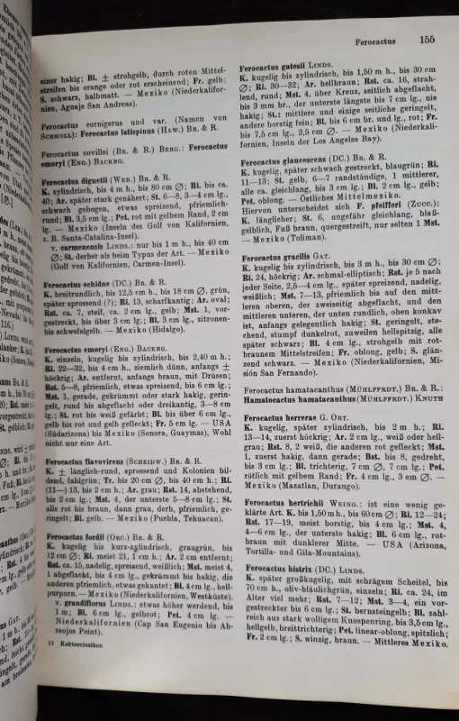 Das Kakteenlexikon - Curt Backeberg, knyga 3