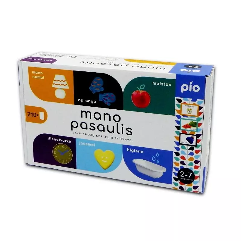 Lavinamųjų kortelių rinkinys "Mano pasaulis", 2+ - , stalo žaidimas 3