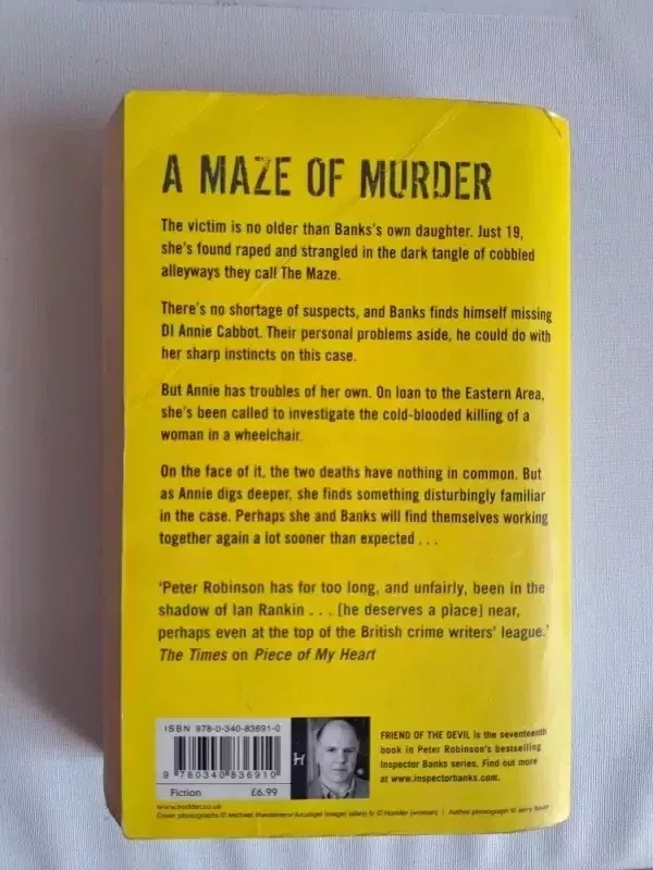 Friend of the Devil - Peter Robinson, knyga 3