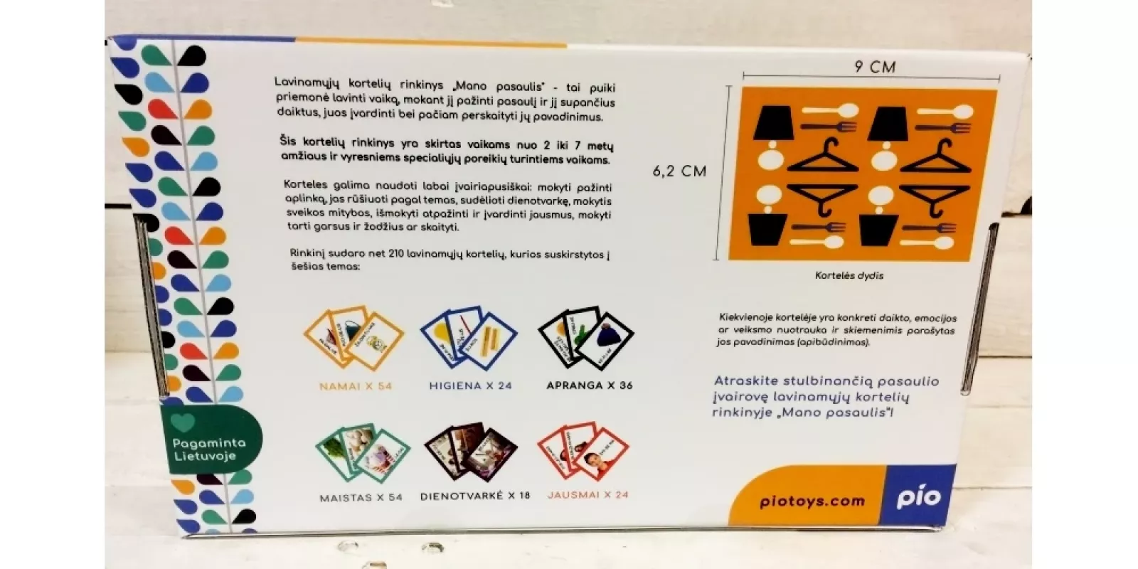 Lavinamųjų kortelių rinkinys "Mano pasaulis", 2+ - , stalo žaidimas 4