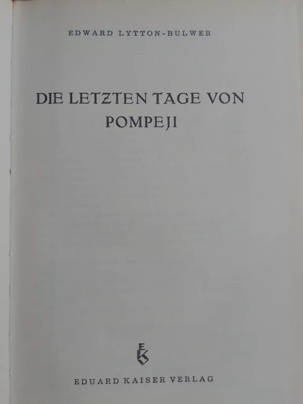 Die letzten Tage von Pompeji - Edward Lytton-Bulwer, knyga 3