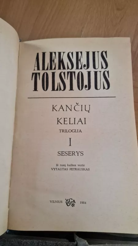 Kančių keliai (3 tomai) - Aleksejus Tolstojus, knyga 3