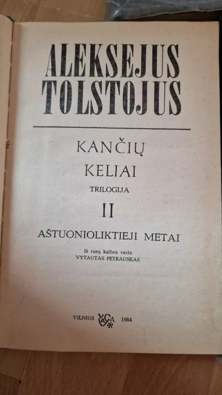 Kančių keliai (3 tomai) - Aleksejus Tolstojus, knyga 5