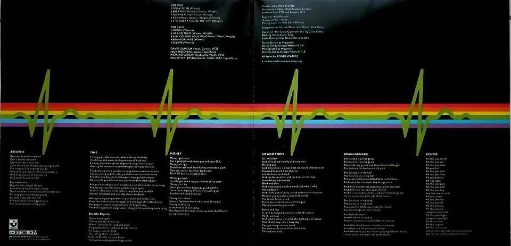 Pink Floyd - The Dark Side Of The Moon - Pink Floyd, plokštelė 3
