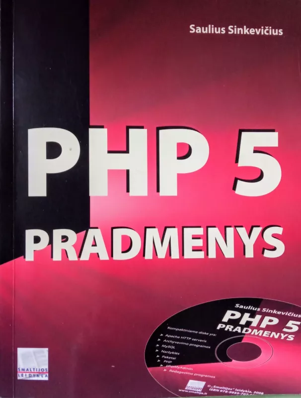 PHP 5 pradmenys - Saulius Sinkevičius, knyga 2
