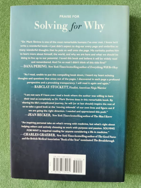 Solving for Why: A Surgeon's Journey to Discover the Transformative Power of Purpose - Mark G. Shrime, knyga 3