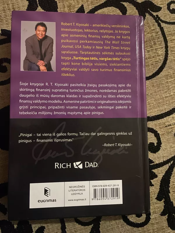 Turtingas tėtis, vargšas tėtis - Robert T. Kiyosaki, Sharon L.  Lechter, knyga 3