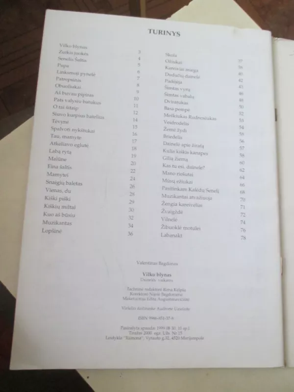 Vilko blynas - Valentinas Bagdonas, knyga 4