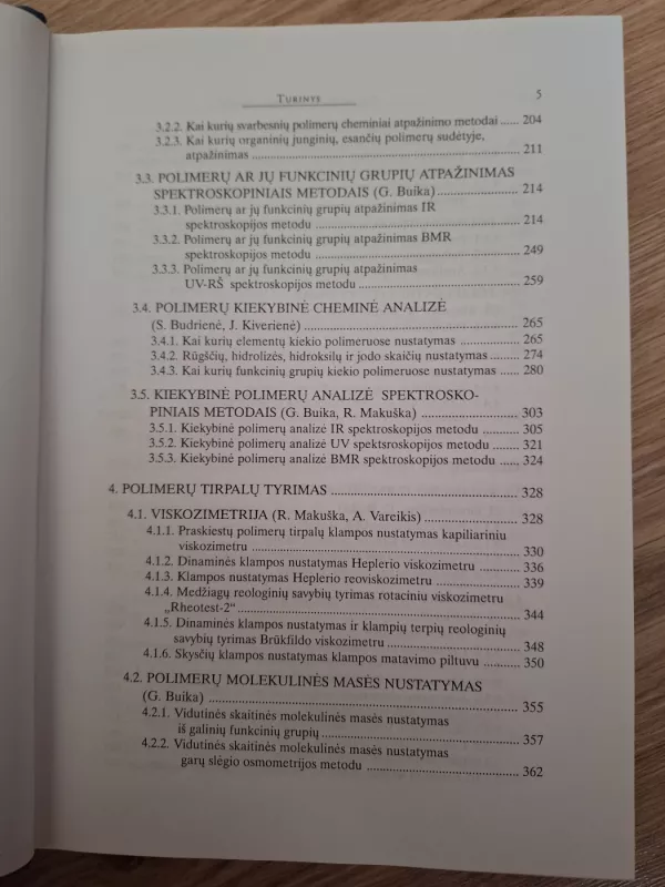 Polimerų sintezė ir tyrimas - Ričardas Makuška, knyga 5