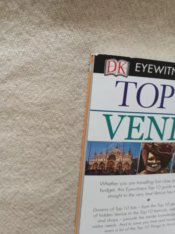 DK Eyewitness TOP 10 Venice - DK Eyewitness, knyga 5