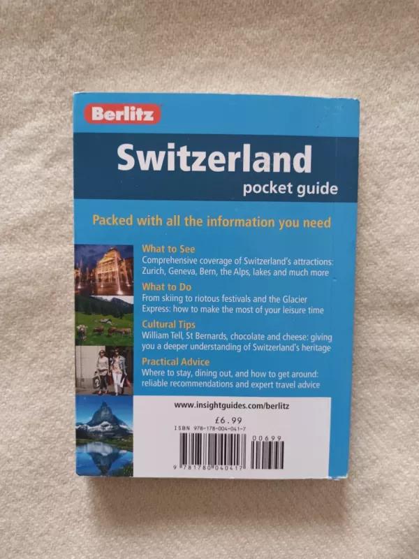 Berlitz Pocket Guide Switzerland - Charles Berlitz, knyga 5