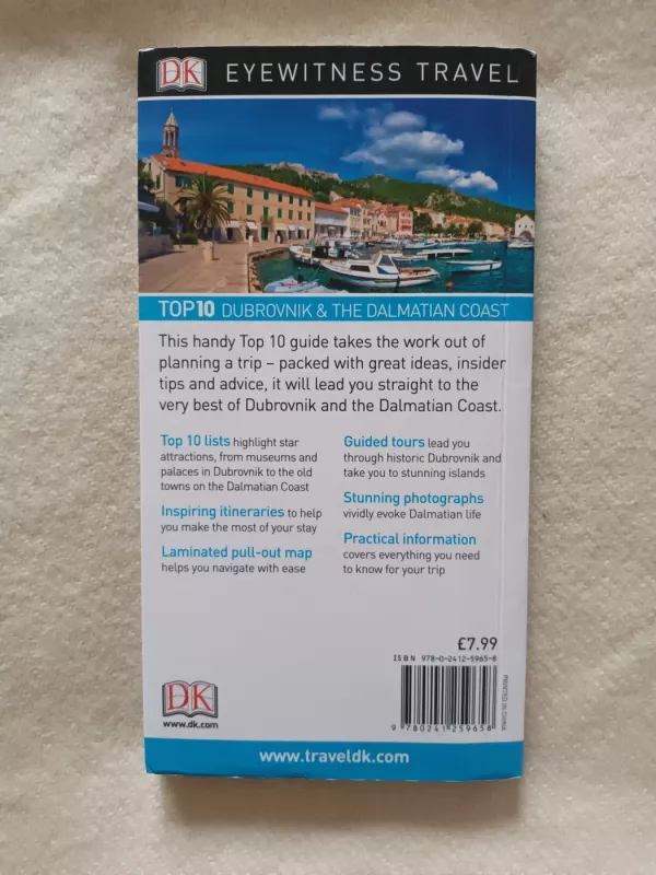 DK Eyewitness TOP 10 Dubrovnik & the Dalmatian Coast - DK Eyewitness, knyga 4