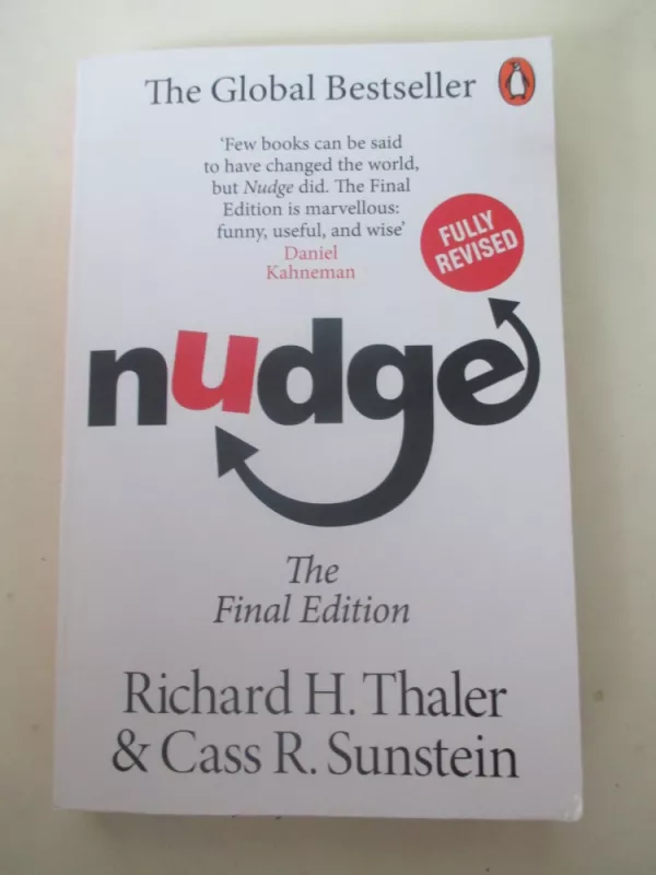 Nudge The Final Edition - Daniel Kahneman, knyga 3