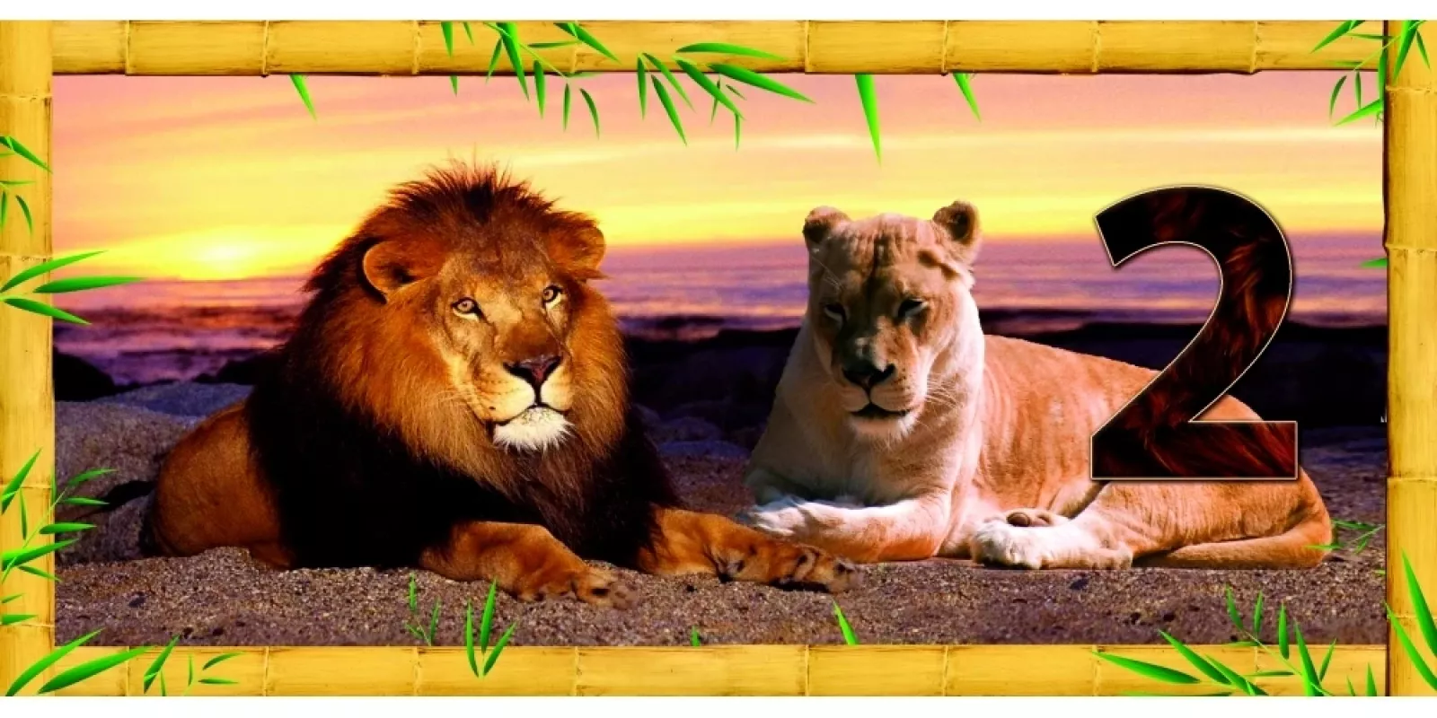 “Skaičiai – Afrikos gyvūnai”, 3+ - , stalo žaidimas 5