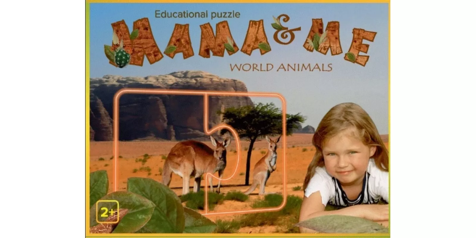 "Mama & me, World animals", 2+ - , stalo žaidimas 2