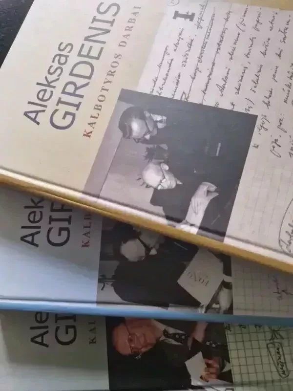 Kalbotyros darbai. 1-3 tomai - Aleksas Girdenis, knyga 3