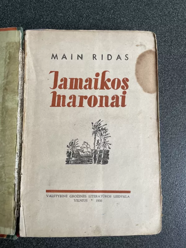 Jamaikos maronai - Tomas Main Ridas, knyga 2