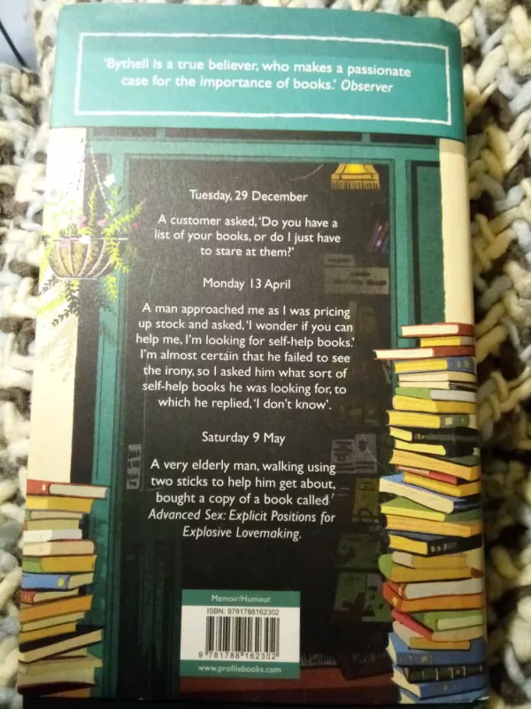 Confessions of a Bookseller - Shaun Bythell, knyga 3