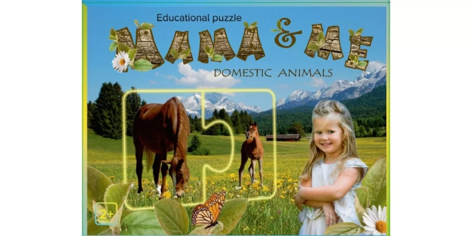 "Mama & me, Domestic animals", 2+ - , stalo žaidimas 2
