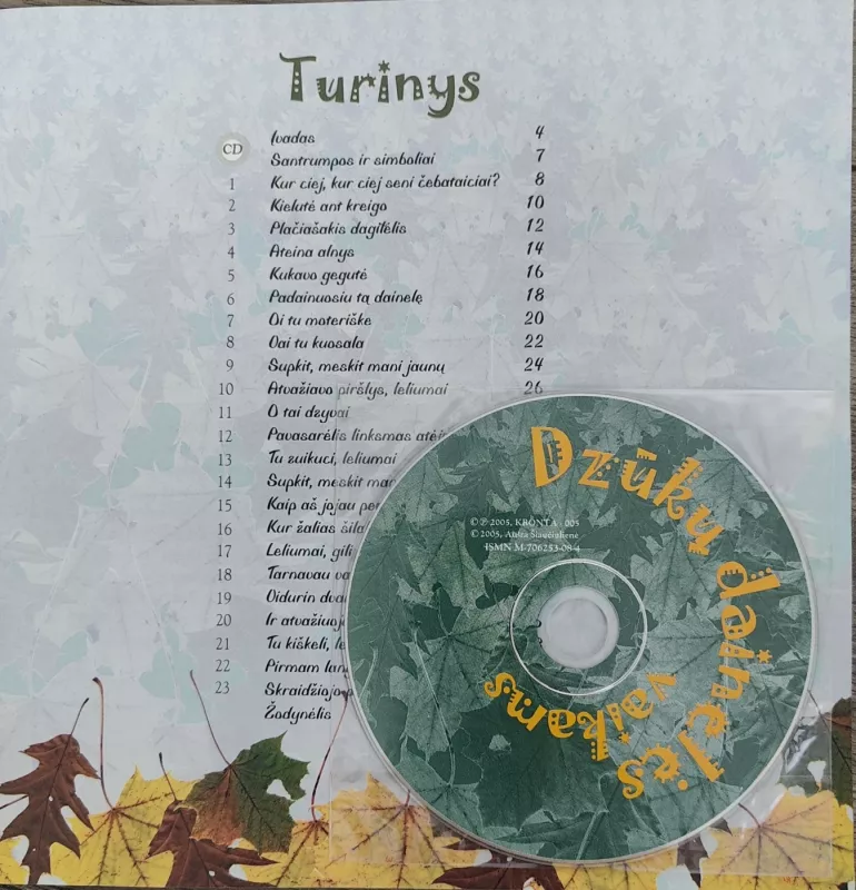 Dzūkų dainelės vaikams - Aušra Šiaučiulienė, knyga 3