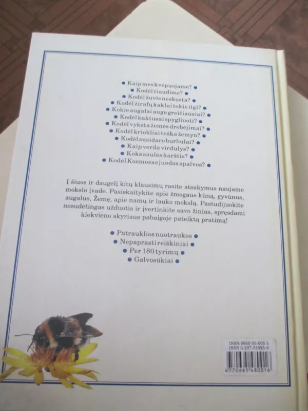 Gamtos mokslų klausimai ir atsakymai - Anita Ganeri, knyga 4