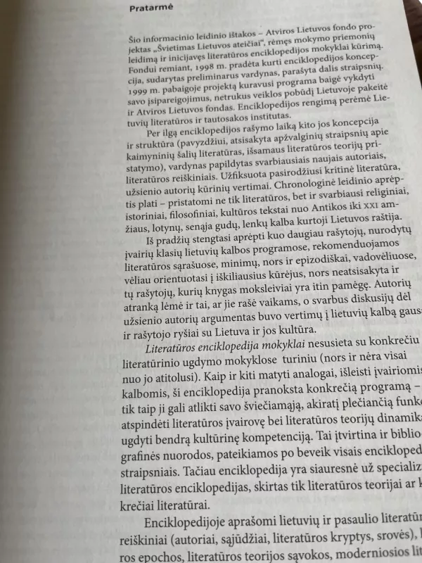 Literatūros enciklopedija mokyklai - Loreta Mačianskaitė, knyga 3
