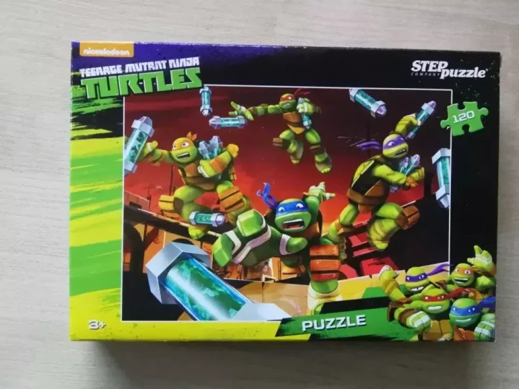 Dėlionė Puzzle 120 "Vėžliukai nindzės" /5/ 120 Puzzle Teenage Mutant Ninja Turtles - , stalo žaidimas