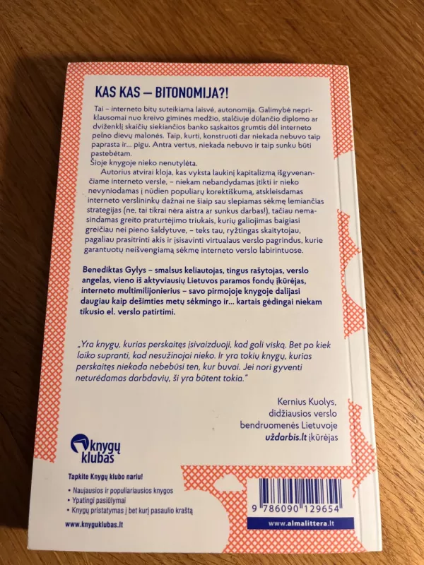 Bitonomija - Benediktas Gylys, knyga 4